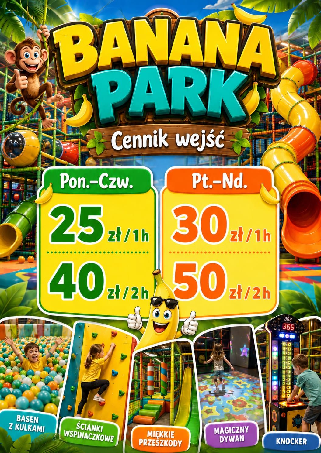 Cennik Banana Park